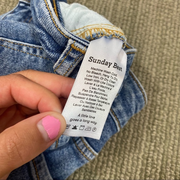 Sunday Best Denim Shorts - Picture 5 of 10